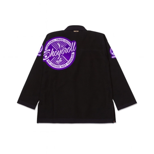 Kimono de BJJ Negro, Regular, 450 GSM, Algodón, Unisex para Adultos, Ligero, Duradero, Ropa Profesional de Artes Marciales, Sublimación/Bordado - Product Image 2