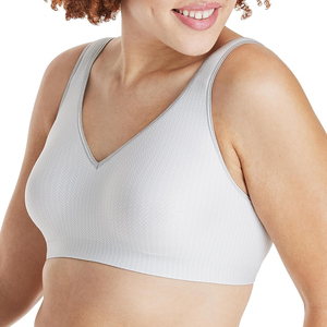 บรา Hanes รุ่น Comfort Evolution สีดำ ไซส์พลัส สำหรับออกกำลังกาย เล่นกีฬา บราเซ็กซี่สำหรับฟิตเนส โยคะ คุณภาพสูง ผลิตจากผ้าสแปนเด็กซ์/ใยไผ่ - Product Image 3