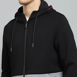 Chándal de invierno cálido para hombre, con capucha, de forro polar grueso, ecológico, de manga larga, liso o estampado, de poliéster/algodón, al por mayor - Product Image 6