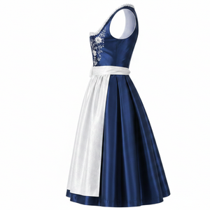 Robe Dirndl Allemande Haut de Gamme Personnalisée, Fabricant de Costumes Traditionnels Bavarois pour l'Oktoberfest, Vente en Gros, Robe de Servante Brodée Florale Traditionnelle - Product Image 4