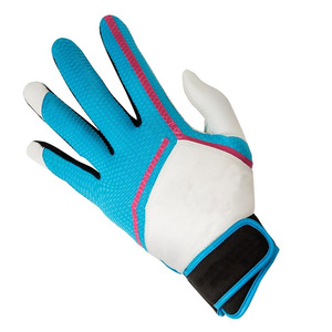 2026 Custom Logo Adult Pitcher <b>Gloves</b> Full-Size Regular <b>Baseball</b> <b>Gloves</b> in White and Blue Made in Pakistan Leather Material - Product Image 5