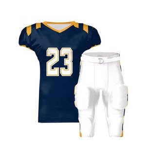 Uniforme de Fútbol Americano Personalizado de Calidad Única al por Mayor, 100% Poliéster Transpirable de Secado Rápido Antibacteriano - Product Image 3
