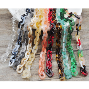 Chaîne à maillons en résine, options multicolores, style tendance pour cadeaux, meilleur design, prix les plus bas - Product Image 5