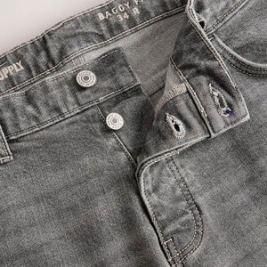 Pantalones Vaqueros Casuales Rectos de Cintura Media para Hombre, 100% Algodón, Ecológicos, Transpirables, de Alta Calidad, al Mejor Precio - Product Image 4