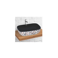 Petit hôtel moderne salle de bain en céramique comptoir bassin de lavage visage Table comptoir lavabo Inde moderne marbre salle de bain