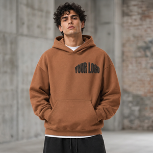 Sudadera con Capucha de Tela Gruesa para Hombre, Personalizada, de Algodón, Estilo Urbano Informal, Prenda de Vestir Holgada - Product Image 6