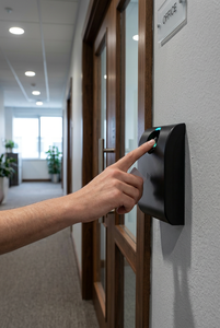 Lector de Control de Acceso con Tarjeta Inteligente y Huella Dactilar, Impermeable, con Wiegand y OSDP - Product Image 2