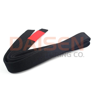 Cinturón de Judo Negro con Logotipo Personalizado de 1.8M, Equipo de Entrenamiento de Artes Marciales Duradero Unisex - Product Image 4