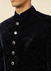 Traje Tradicional Indio-Pakistaní para Novio, Sherwani, Bordado a Mano, Estilo Real - Product Image 4