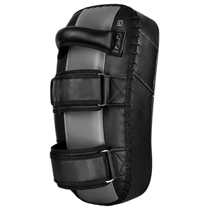 Almohadillas de Muay Thai al por mayor con logo personalizado, almohadillas curvas para patadas tailandesas, escudo de golpeo de cuero premium para MMA, equipo de entrenamiento de boxeo - Product Image 2
