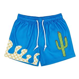 Nouveaux shorts d'entraînement basiques pour hommes, tendance été, entrejambe 5 pouces, imprimé par sublimation, shorts de basketball en mesh personnalisés - Product Image 1