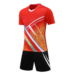 Vêtements de tennis de table et de badminton de haute qualité personnalisables pour hommes - Uniforme personnalisé avec le nom de l'équipe - Product Image 5