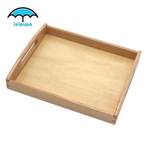 Bandeja Rectangular de Madera Pulida para Aperitivos, Frutas y Bebidas - Bandeja de Madera y Resina Resistente para Bodas - Product Image 6