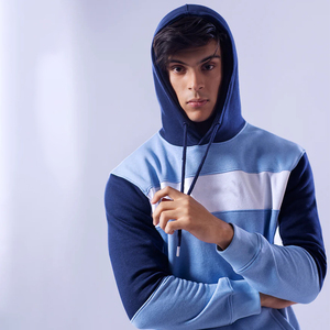 Conjunto Deportivo de Hombre con Capucha y Bloques de Color, 100% Algodón, Estilo Urbano, Manga Larga, para Otoño - Product Image 5