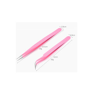 Professional Stainless Steel Eyelash Tweezers Set for <b>Lash</b> Extension | Volume & Isolation Tweezers | Custom Logo Beauty Tools - Product Image 6