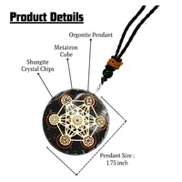 Magnifique Figurine Orgone Faite à la Main en Forme de Puces d'Agate, Symbole Chakra de Metatron, Style Feng Shui, Qualité Supérieure, Pierre Précieuse