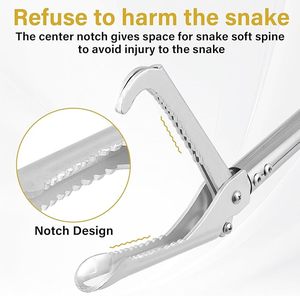 Heavy Duty Collapsible Snake Catcher Tongs Professional Reptile <b>Grabber</b> Stick Rattlesnake <b>Tool</b> Safe Handling Equipment - Product Image 4