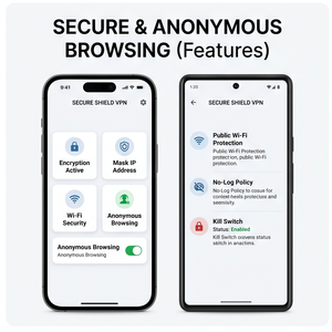 Royalcraft VPN App – Secure Fast Proxy, Private Internet Access, Anonymous Browsing, Unlimited VPN - Product Image 3