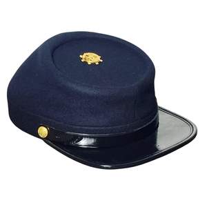 Reproducción de una gorra kepi de los Sharpshooters del 1er Regimiento de la Unión de la Guerra Civil Estadounidense, sombrero shako americano del siglo XIX. - Product Image 1
