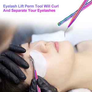 Professional Make up Tools Stainless Steel Eyelash Lifting Tool Eyelash Extension Isolation Eyelash <b>Separator</b> Customizable - Product Image 3