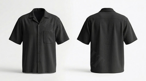 Camisa Casual de Manga Corta, Superventas, para Verano, con Botones, para Oficina y Uso Diario, Ligera, Transpirable, Personalizable - Product Image 3