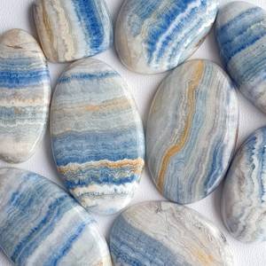 Blue Scheelite Gemstone bulk Lot, Natural Loose Crystals, Jewelry Making Supply , Natural Blue Scheelite Cabochon Wholesale Bulk - Product Image 3