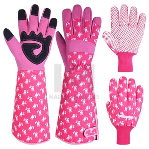 Guantes de Jardinería con Logotipo Personalizado, Tela Impermeable, Envío Rápido, OEM, Guantes de Jardinería Resistentes, Palma Antideslizante, Precio al por Mayor - Product Image 1
