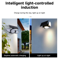 Lampes solaires à détecteur de mouvement, piquet LED pour les escaliers, luminaire à gradation de mouvement, plafonnier LED pour couloir