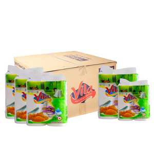 Vietnam Factory Wholesale Kitchen Paper From Virgin Wood <b>Pulp</b> 2/3Ply Layer Roll Length 13m Oil And Water Cleaning - Product Image 2