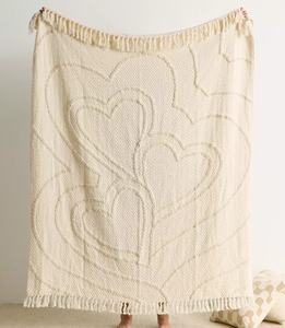 Luxury High Quality Tufted Cotton Boho Style Decorative <b>Throws</b> & <b>Blankets</b> Sofa Home Living Room Bedroom Woven Printed Patterns - Product Image 1