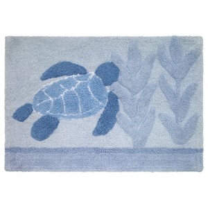 Eco-Friendly Super Absorbent Cotton Bath Rug Quick-Drying Oval Floral Pattern Contemporary Style <b>Bathroom</b> <b>Mat</b> Non-Slip - Product Image 4