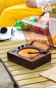 Mvlody Boombox rétro portable <span class=keywords><strong>Lecteur</strong></span> <span class=keywords><strong>CD</strong></span> MP3 Stéréo pour haut-parleurs Télécommande Matériel en cuir Certifié ROHS Vente en gros - Product Image 3