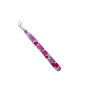 Pinzas de Aislamiento de Precisión con Punta Recta: Puntas perfectamente alineadas para un aislamiento sin esfuerzo de pestañas naturales finas. Recubrimiento en Polvo - Product Image 1