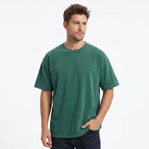 Camiseta de Manga Corta, Corte Holgado, 300g, Algodón Vintage Lavado, Color Sólido, con Logotipo Personalizado - Product Image 1