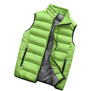 Gilet matelassé pour homme, résistant au vent, sans manches, tissu doux, marque privée, OEM, vente en gros, collection outdoor USA - Product Image 2