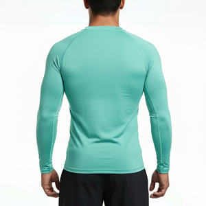 <b>Custom</b> <b>Design</b> <b>Compression</b> <b>Shirt</b> Men Slim Fit Sports Gym Wear OEM Supplier - Product Image 2