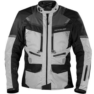 Veste longue de moto de course pour hommes avec protecteurs et doublure coupe-vent Veste de tourisme textile de haute qualité - Product Image 1