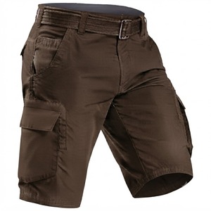 Shorts Cargo Homme Décontractés en Coton Tricoté 100% Taille Mi-Haute Respirant Séchage Rapide Léger avec Braguette Zippée – En Stock – Grande Vente - Product Image 5