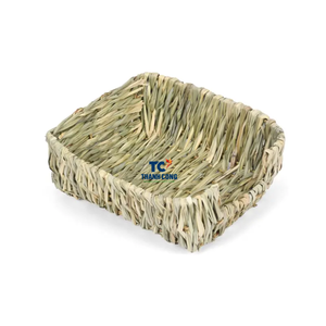 Best Selling Seagrass Weaving Pet <b>Bed</b> Ideal for <b>Rabbits</b>, Chinchillas, and Small Pets Natural Environment Decorative Mattress - Product Image 2
