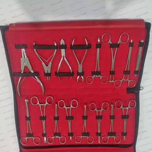 Professional Manual Body <b>Piercing</b> Tools <b>Kit</b> 16pcs German Stainless Steel Septum Dermal Pennington Forceps Ring Opening Closing - Product Image 5