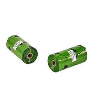 Customized Logo Disposable PET Plastic Dog Waste Flat Side Gusset Big Size Waterproof Leak-Proof Heat-Sealed Roll Packaging - Product Image 3