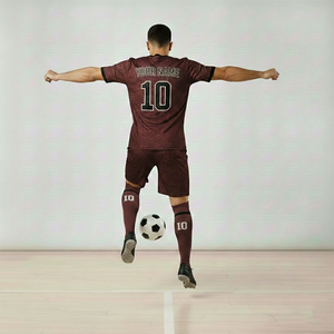 Ensembles de maillots de football en gros, broderie 3D, personnalisation, tenue de sport, kit uniforme, 100% polyester - Product Image 3