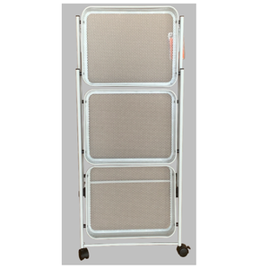 3 Tier Metal Rolling <b>Storage</b> Cart with Wheels for Kitchen Living Room Heavy Duty Powder Coated Indoor use - Product Image 5