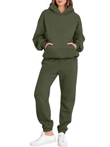 Conjunto Deportivo de 2 Piezas para Mujer, Sudadera con Capucha de Manga Larga, Conjuntos Deportivos Personalizables, Trajes Deportivos para Mujer - Product Image 4
