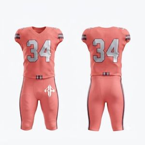 Nuevo Uniforme de Fútbol Americano para Hombre, para Todas las Temporadas, Cuello en V, Impresión por Sublimación, Material 100% Poliéster, Calidad Premium - Product Image 1