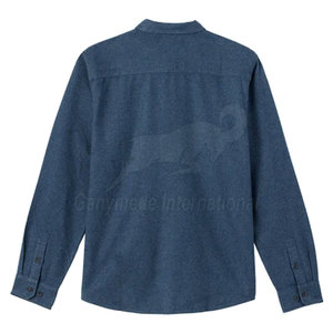 เสื้อยืดผ้าฟลานเนลผู้ชายขายส่ง ทรงหลวม ผ้าเบา เหมาะสำหรับสวมใส่สบายตลอดทั้งปี - Product Image 2