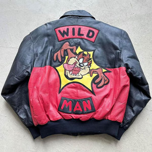 2026 Wholesale <b>Men's</b> Avirex Leather <b>Jacket</b> 100% Pure Leather With Customizable Brand Logo & Customization - Product Image 2