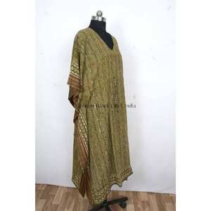 ชุดคลุมชายหาดสไตล์เกาหลีแบบวินเทจทรงหลวมยาว ผ้าฝ้าย 100% คอเสื้อทรงพิเศษ เป็นมิตรกับสิ่งแวดล้อม ไซส์พลัส ตกแต่งด้วยลูกไม้ - Product Image 5