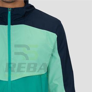 Conjunto de chaqueta y pantalones cortavientos, ropa informal para exteriores, conjunto cortavientos para hombre, ropa deportiva resistente al agua, traje cortavientos. - Product Image 5