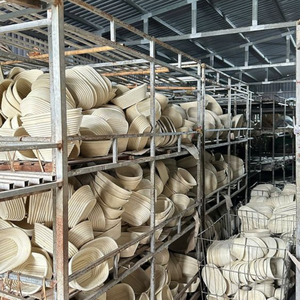 ตะกร้าหวายธรรมชาติสำหรับหมักแป้งขนมปัง ทำด้วยมือ เหมาะสำหรับการอบขนมปังซาวโดว์ ใช้ในครัว - Product Image 5